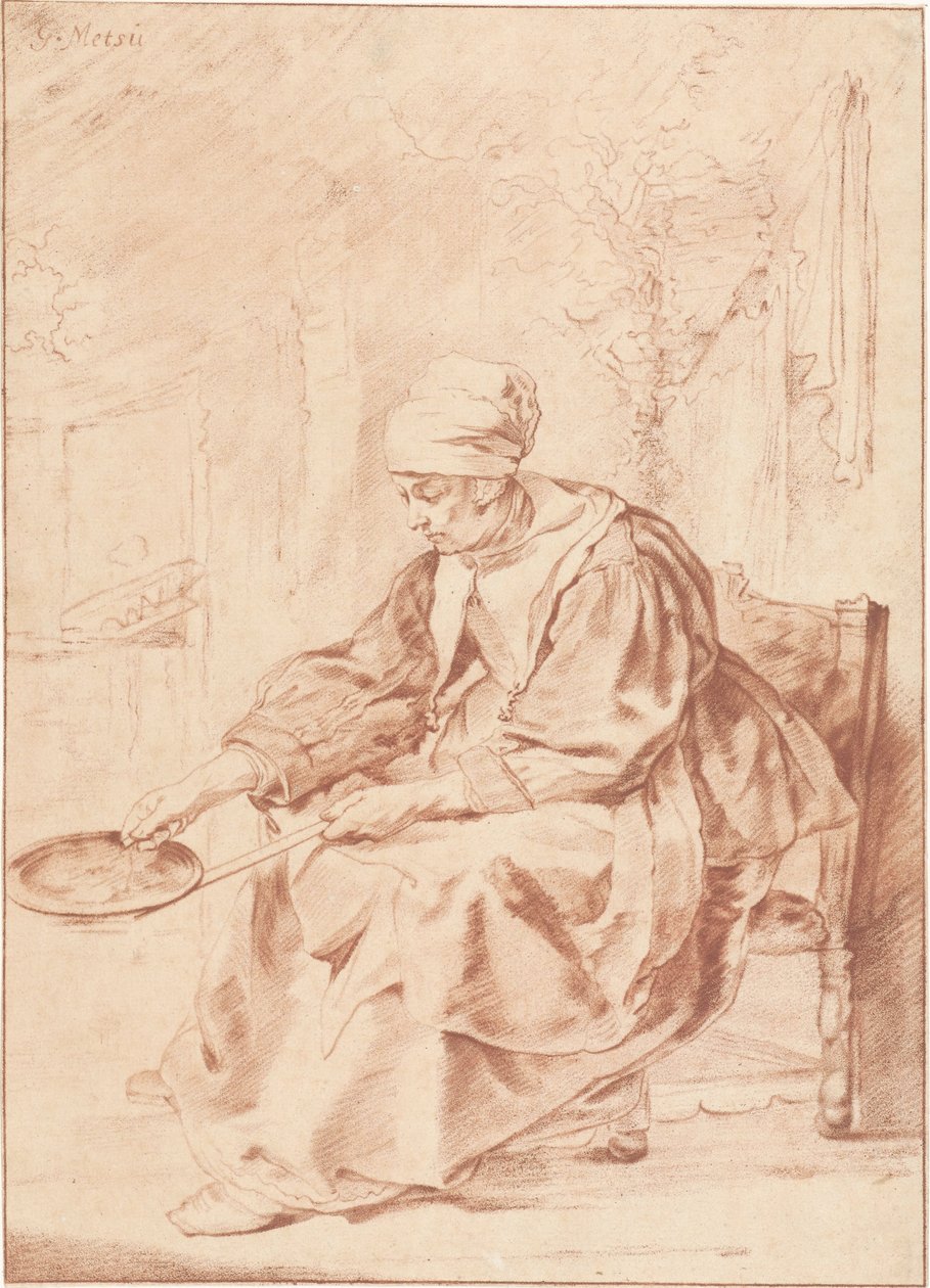 pannkaksmakare av Cornelis Ploos van Amstel