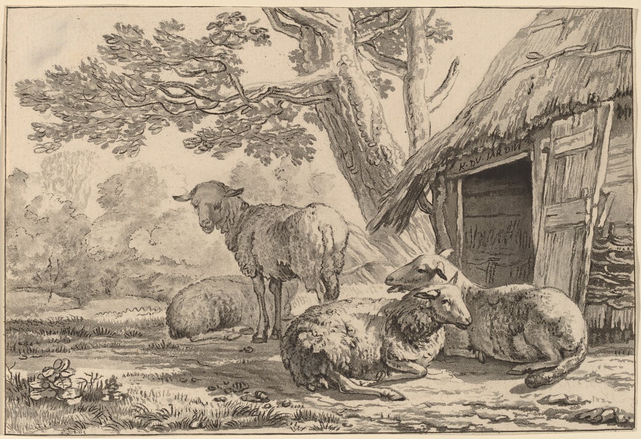 Fårkoja av Cornelis Ploos van Amstel