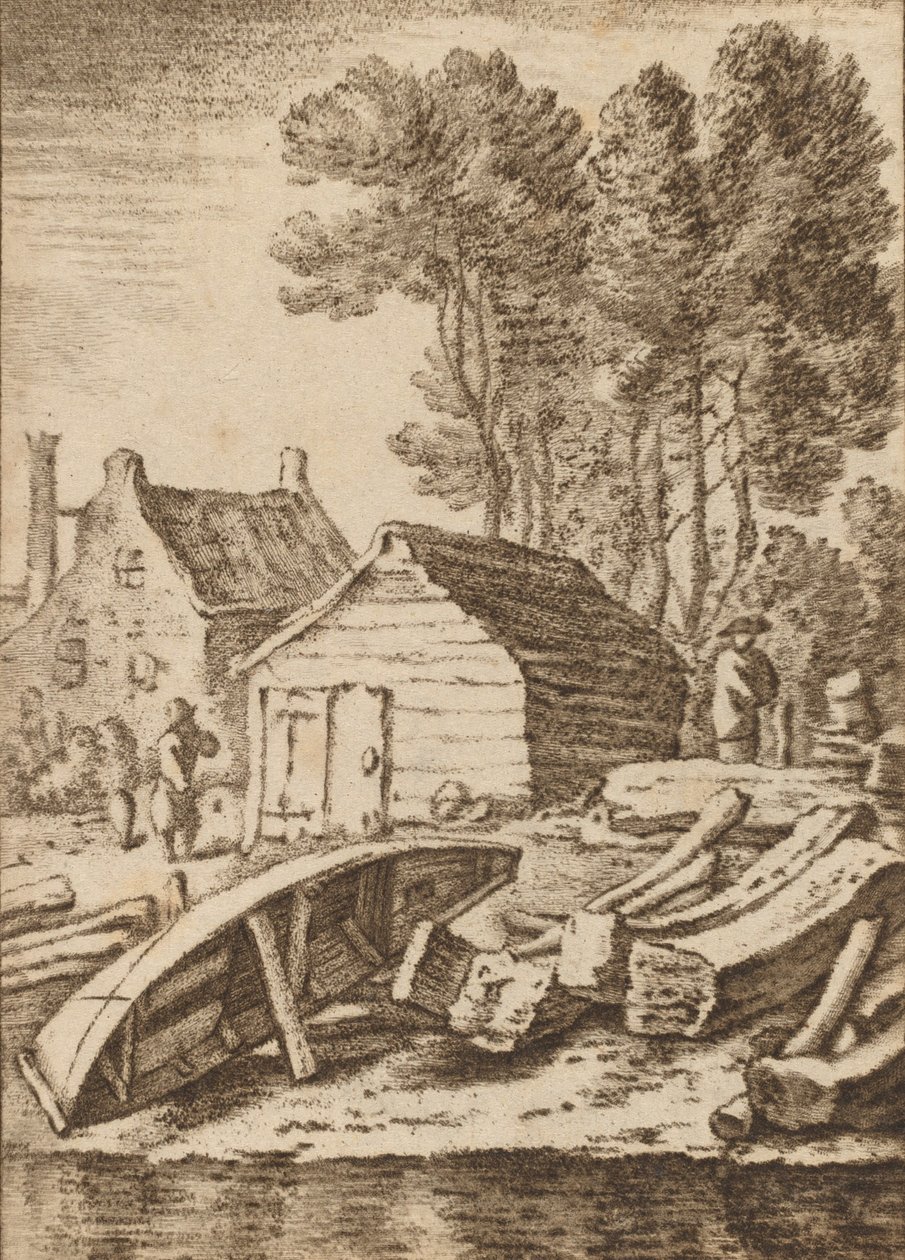 Skeppsvarv, 1761, utgiven 1765. av Cornelis Ploos van Amstel