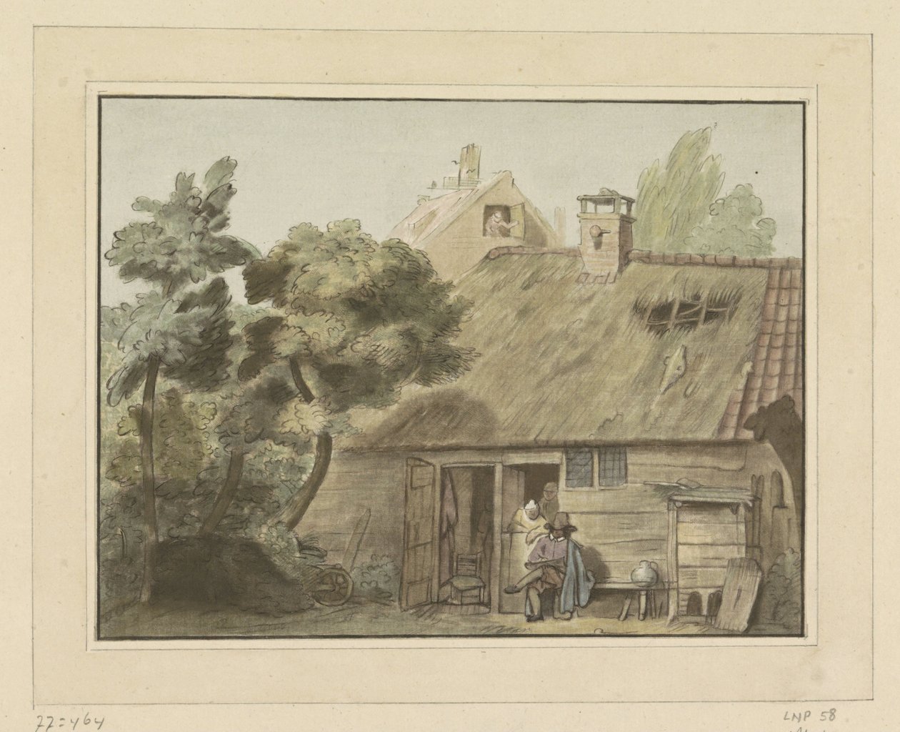Ritare för gård av Cornelis Ploos van Amstel