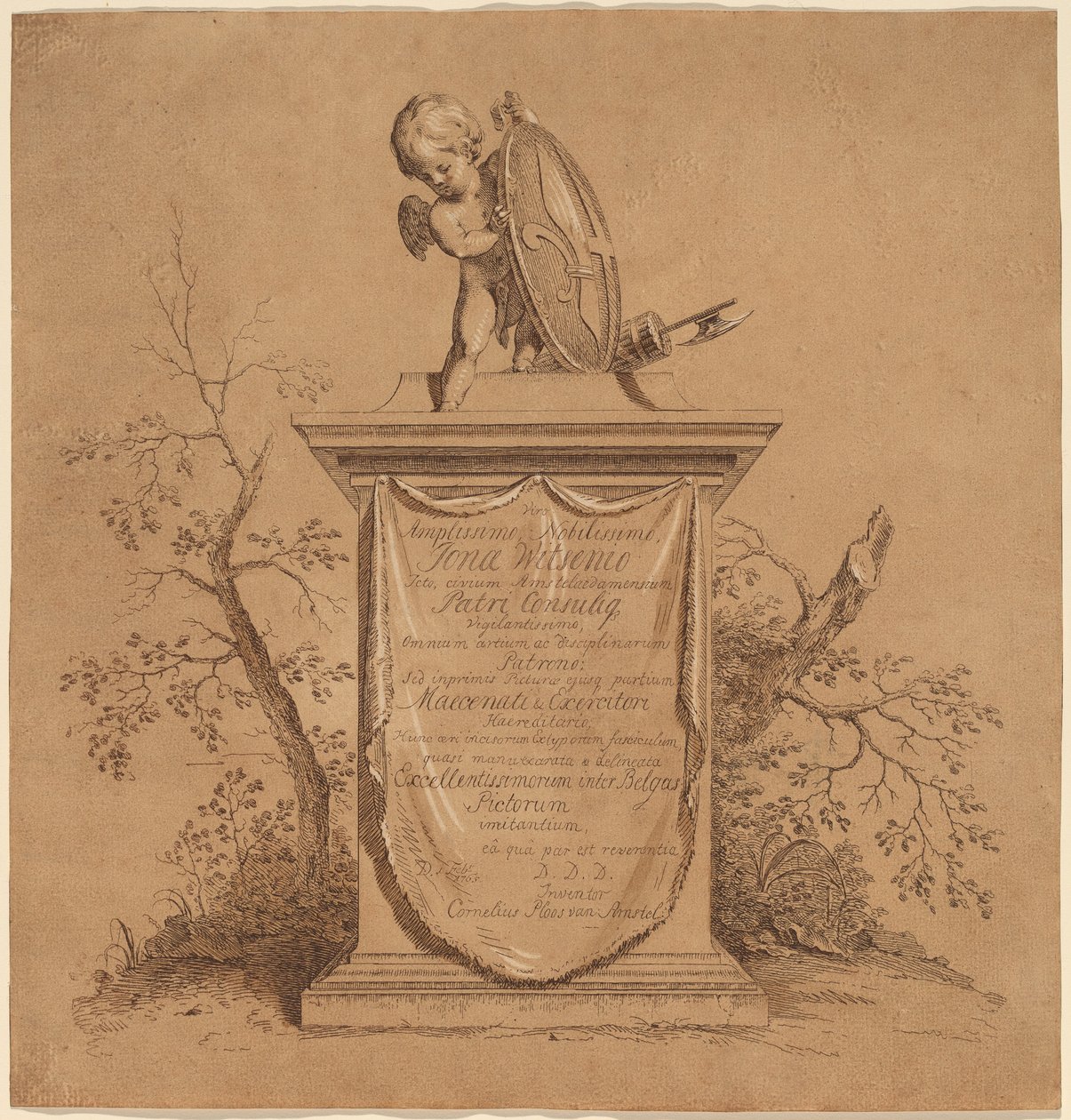 Titelsida av Cornelis Ploos van Amstel
