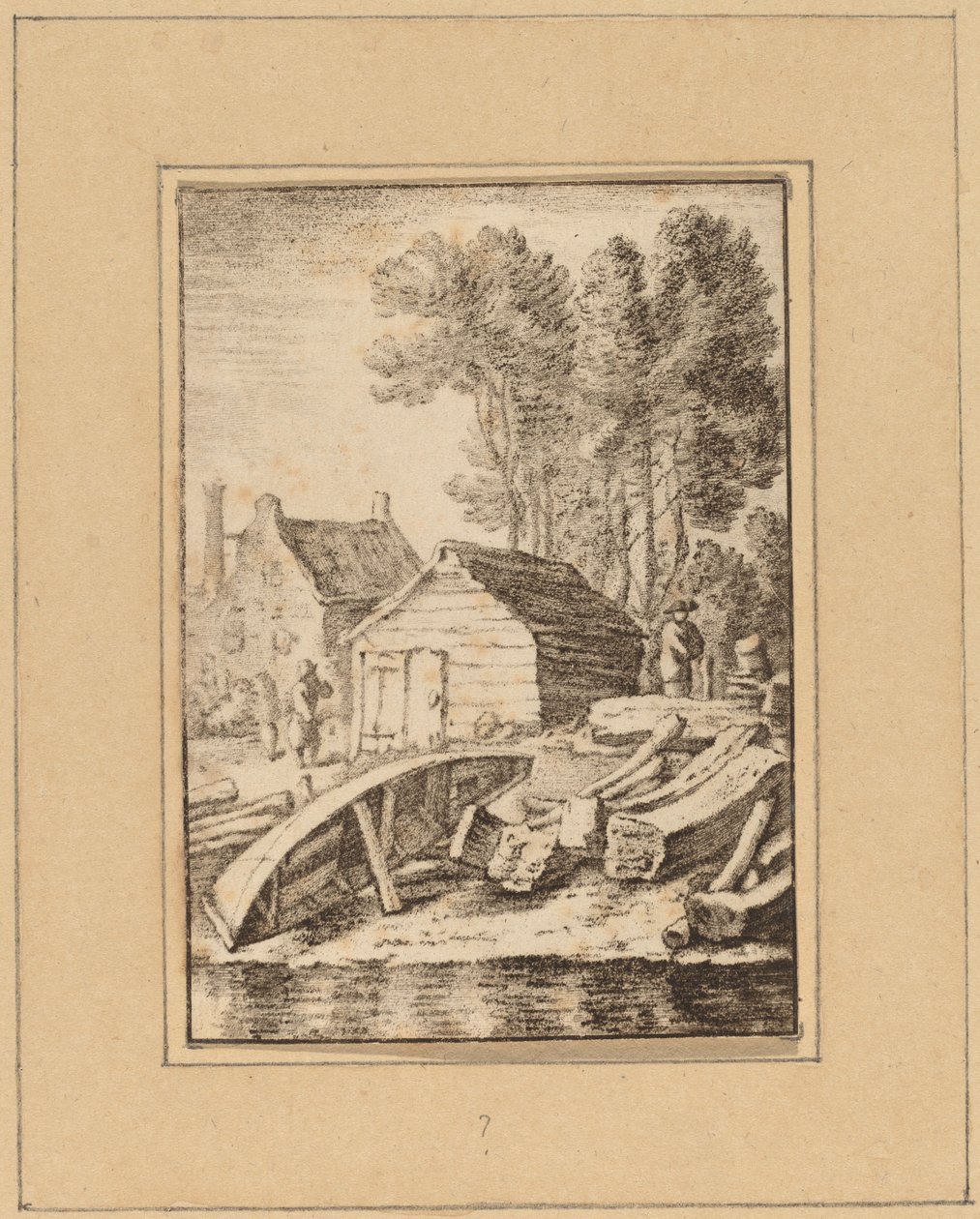 Varv av Cornelis Ploos van Amstel after Herman Saftleven
