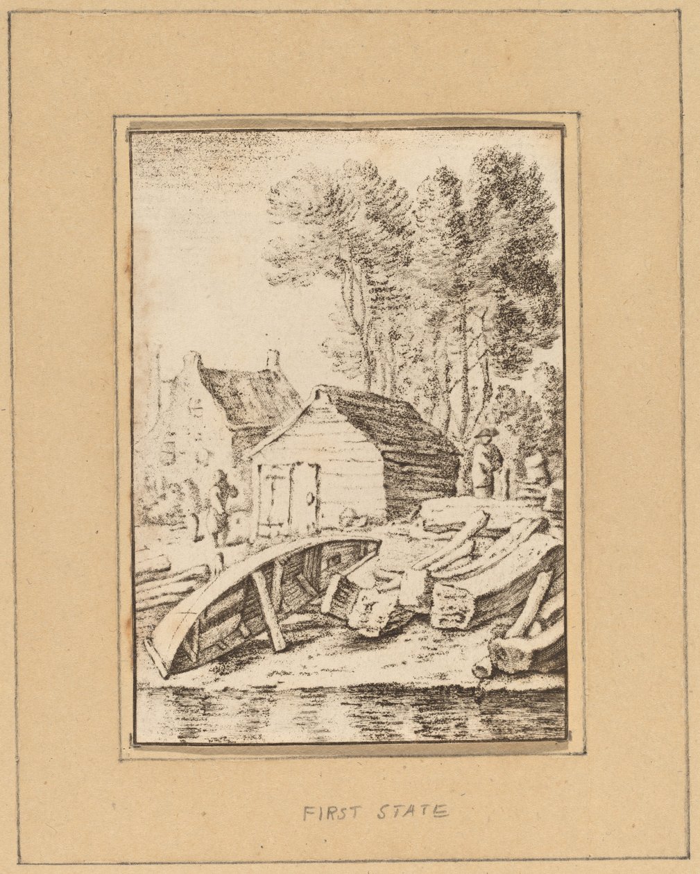 Varv av Cornelis Ploos van Amstel after Herman Saftleven