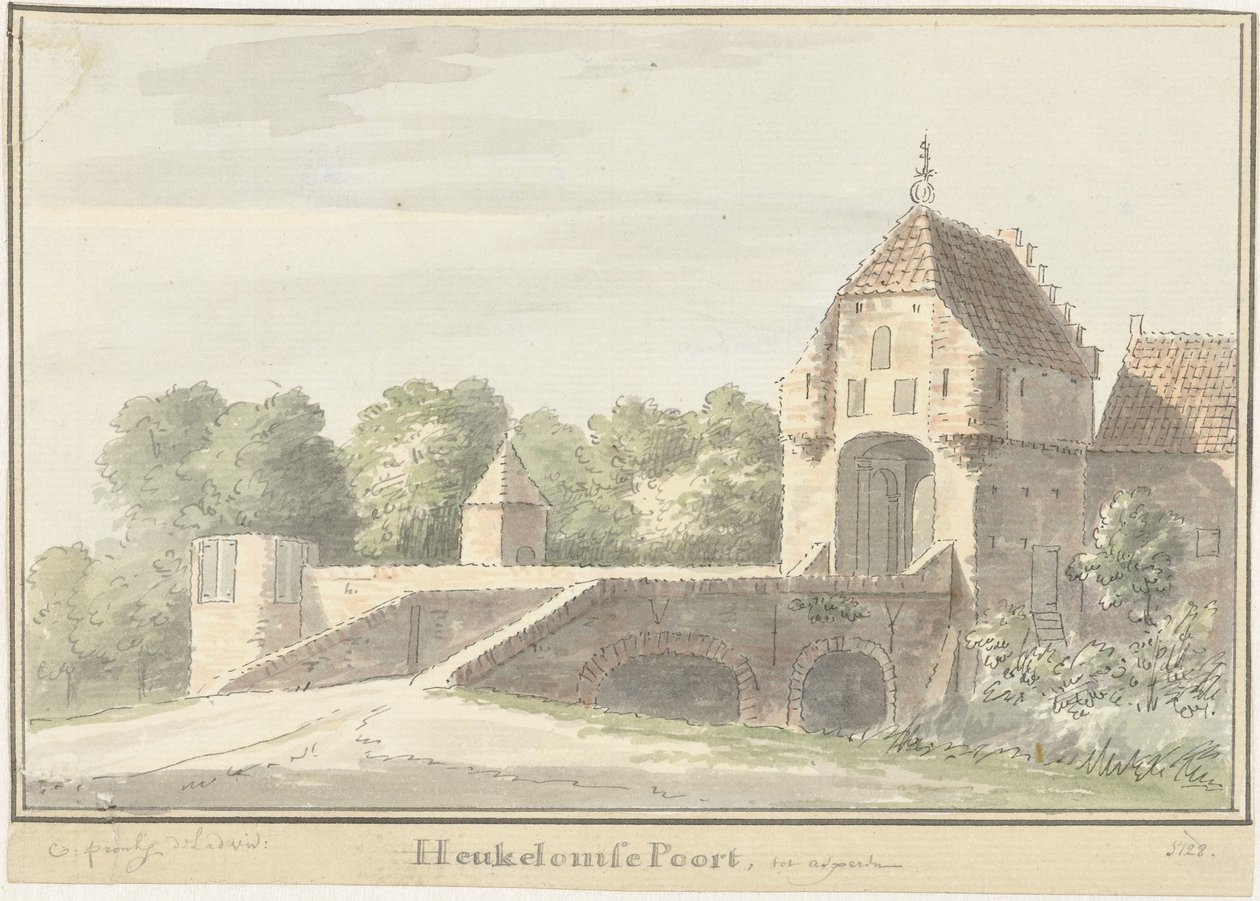 Heukelomse-porten i Asperen av Cornelis Pronk