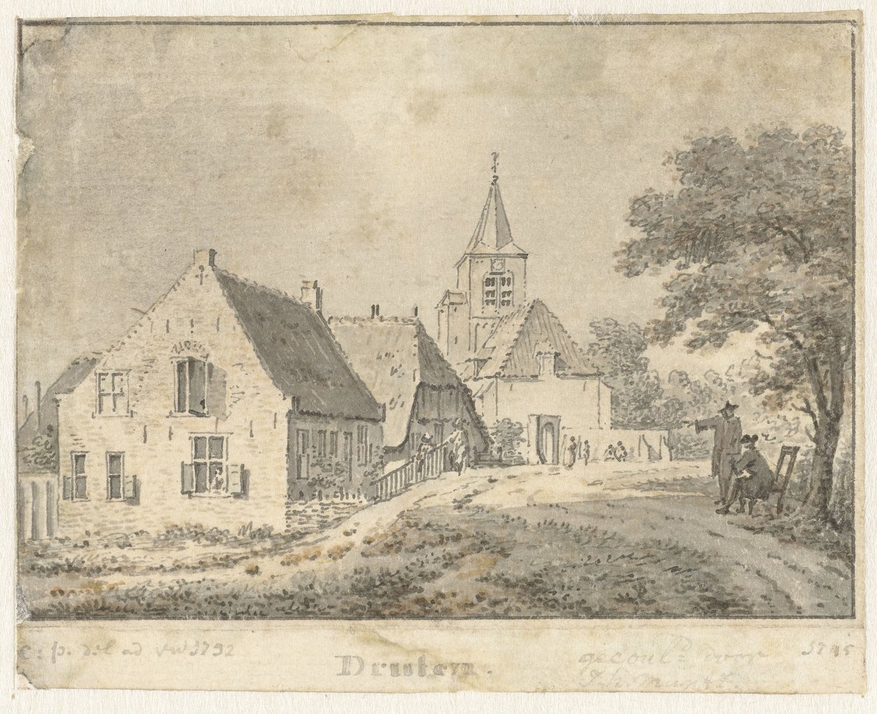 Vyn över Druten av Cornelis Pronk