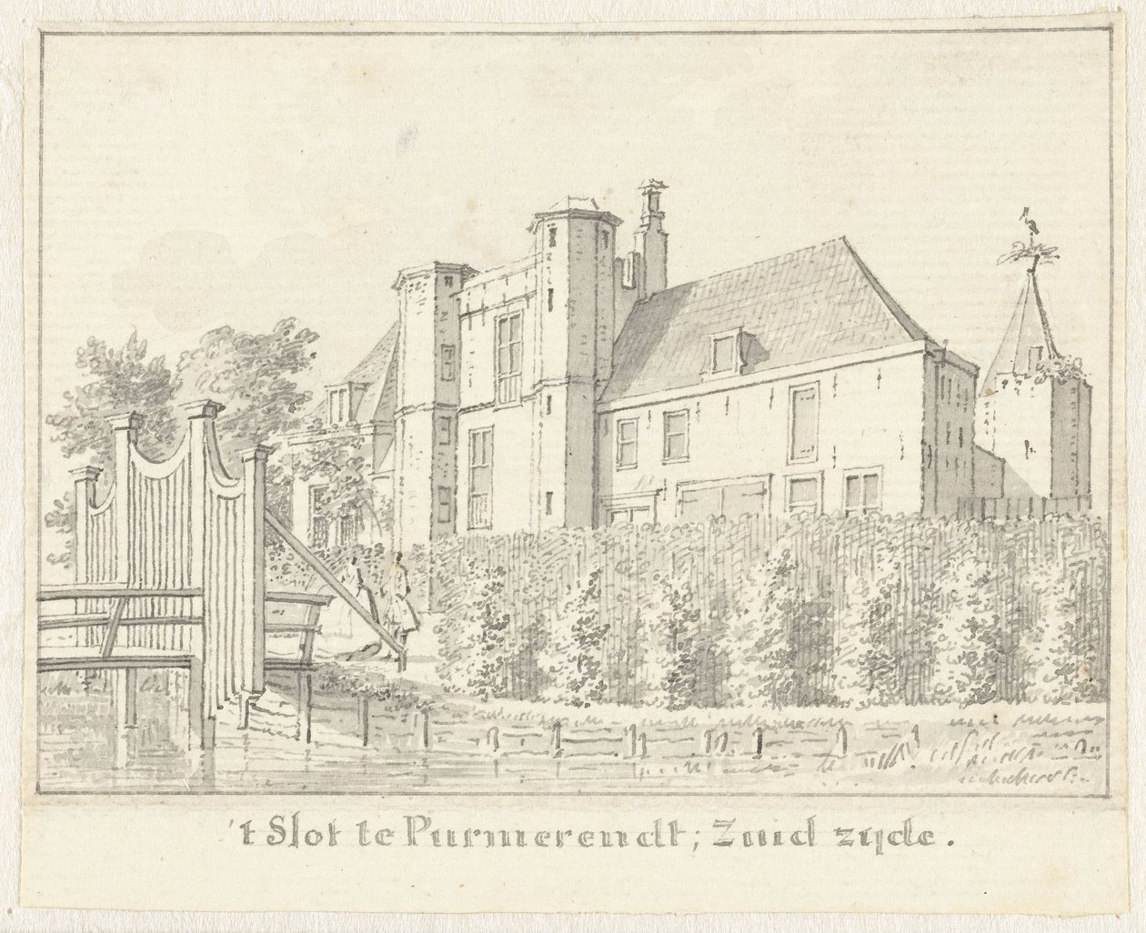 Slusset i Purmerend av Cornelis Pronk
