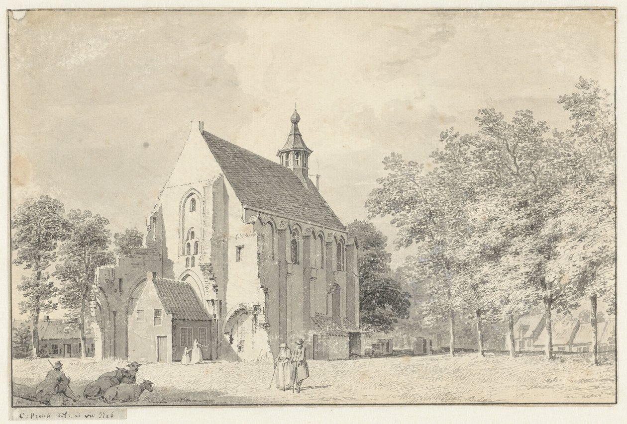 Kyrkan i West-Souburg av Cornelis Pronk