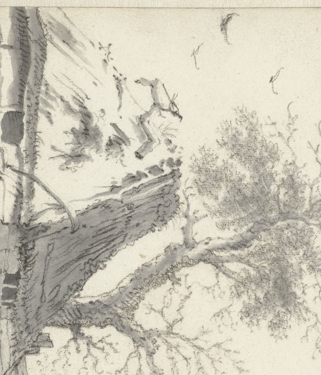 Bondgård vid vattnet av Cornelis Saftleven