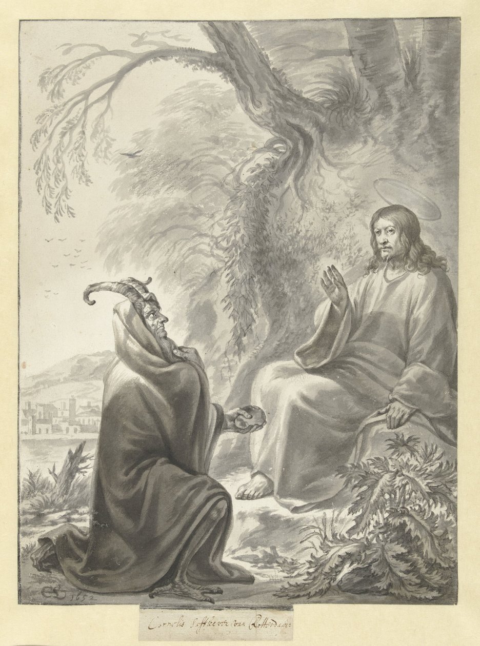 Kristi frestelse av Cornelis Saftleven