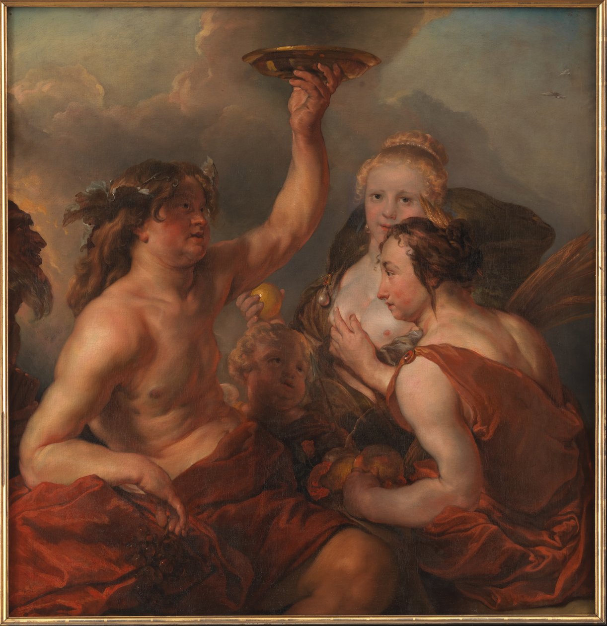 Bacchus, Ceres och Venus av Cornelis Schut