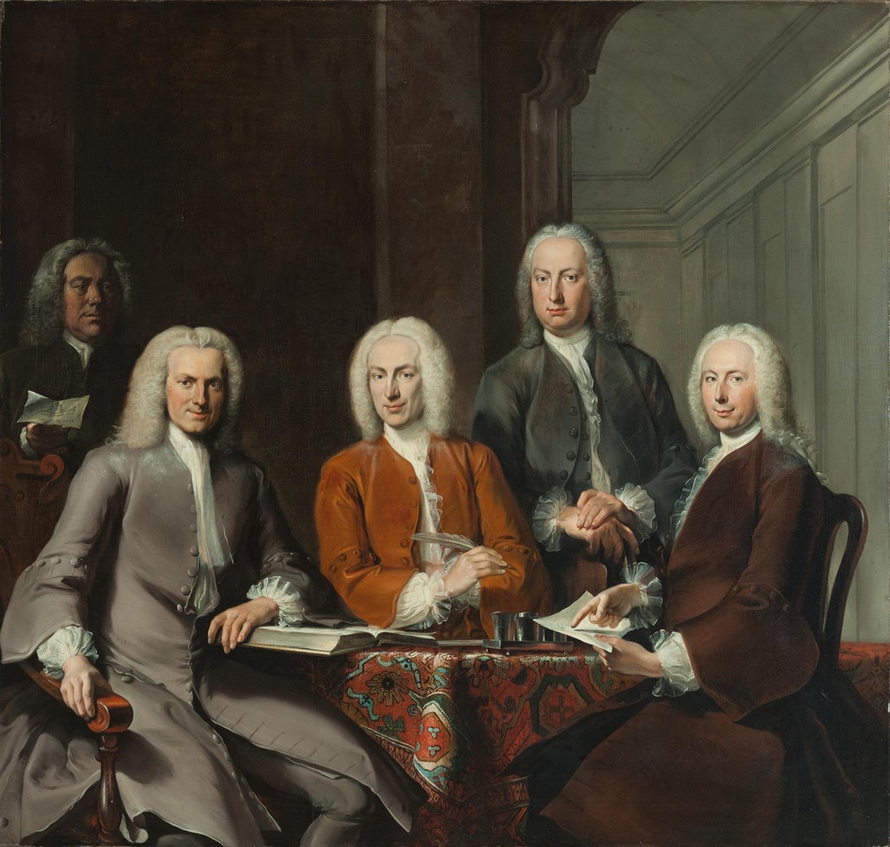 Föreståndarna för Oudezijds Huiszittenhuis av Cornelis Troost