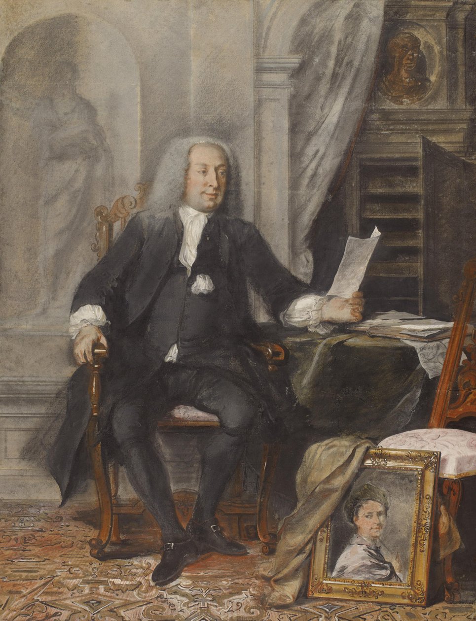 Jeronimus Tonneman (1687-1750) av Cornelis Troost