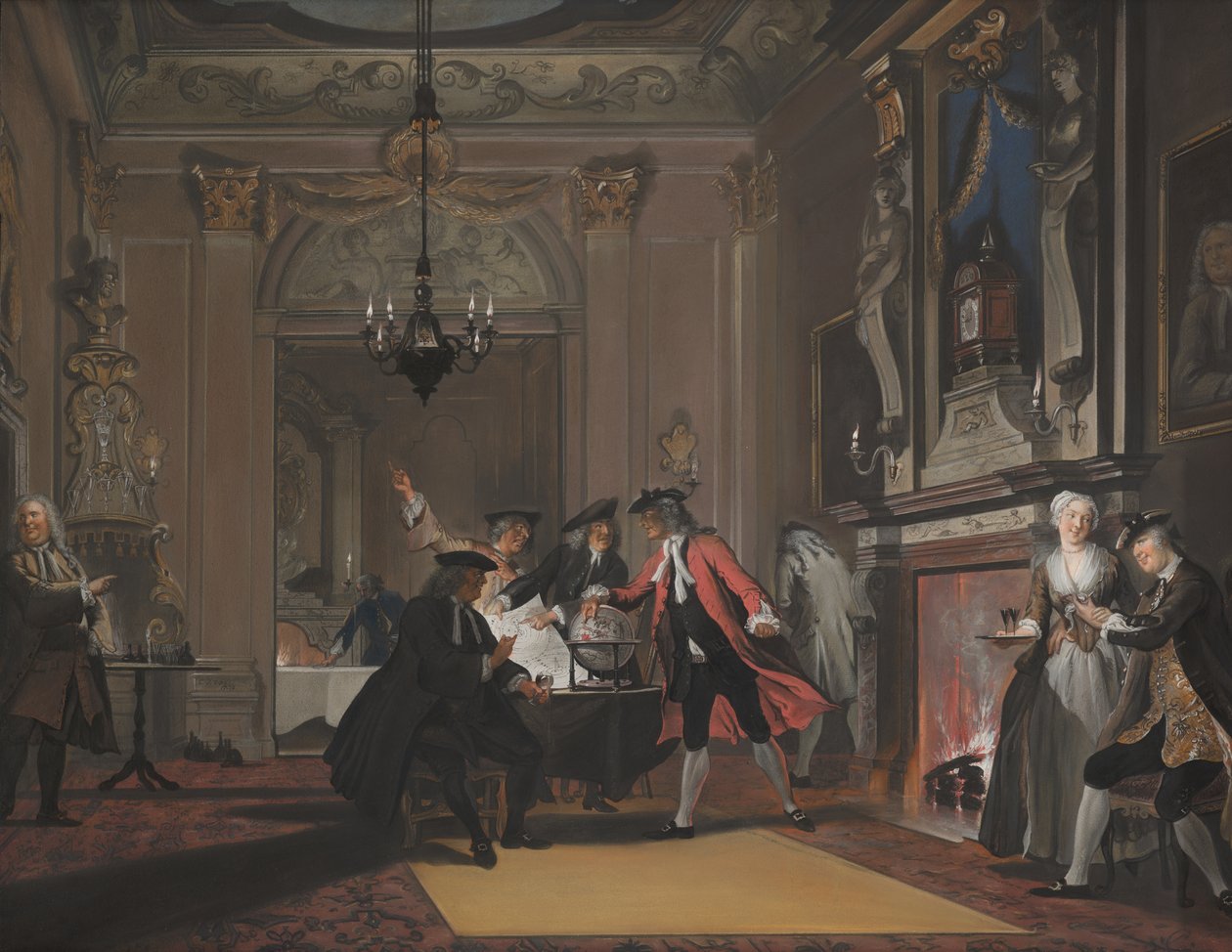 De pratade överallt!" av Cornelis Troost
