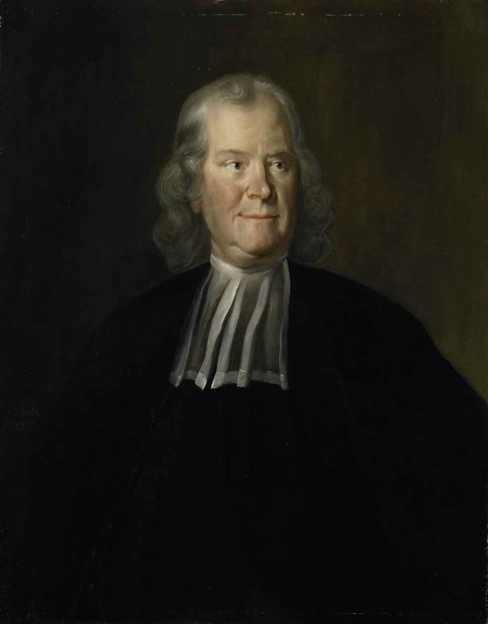 Porträtt av läkaren Herman Boerhaave, professor vid universitetet i Leiden av Cornelis Troost