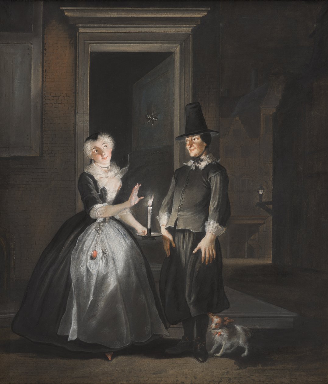 Reinier Adriaansz kärleksförklaring, 1737 av Cornelis Troost