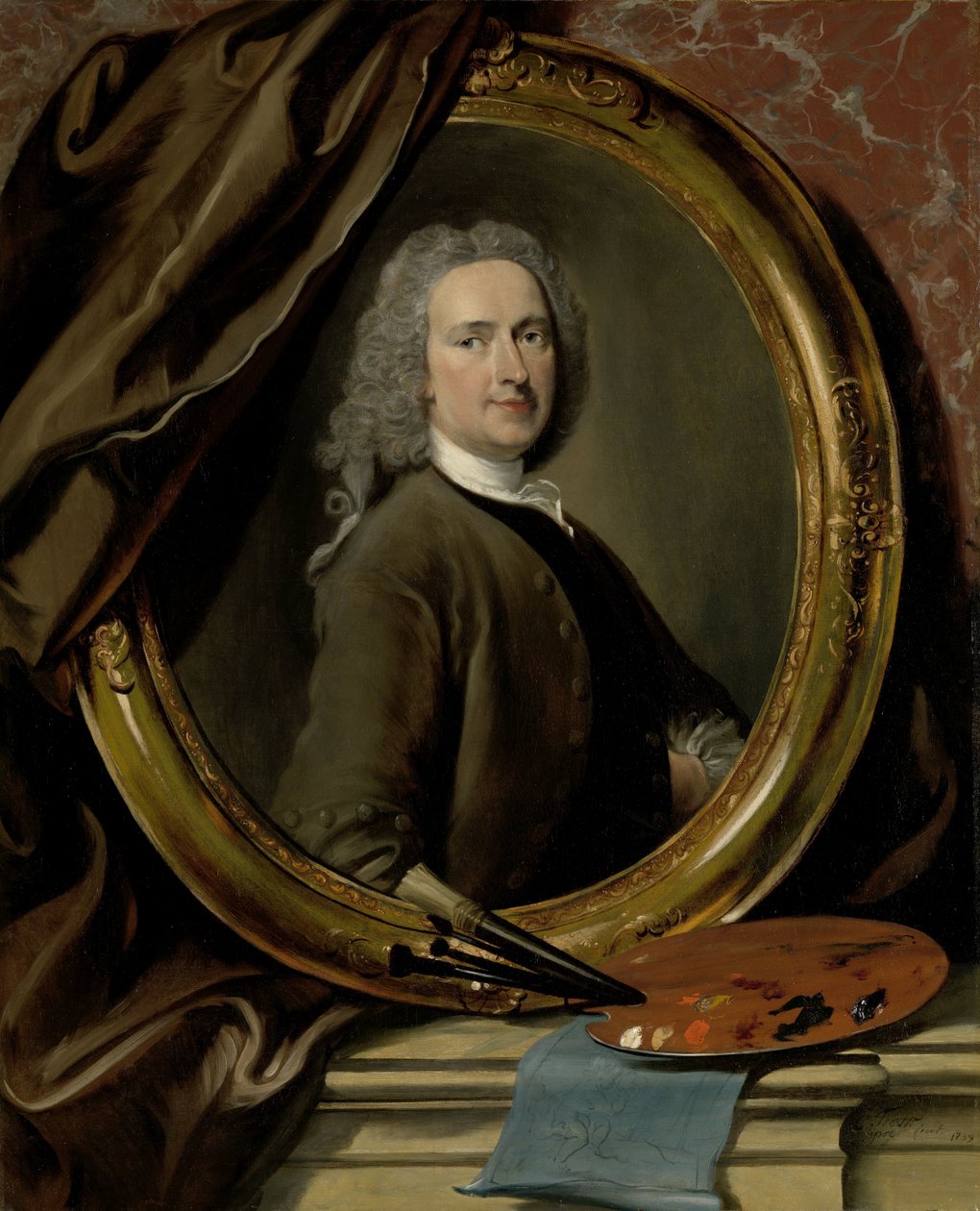 Självporträtt Självporträtt av Cornelis Troost