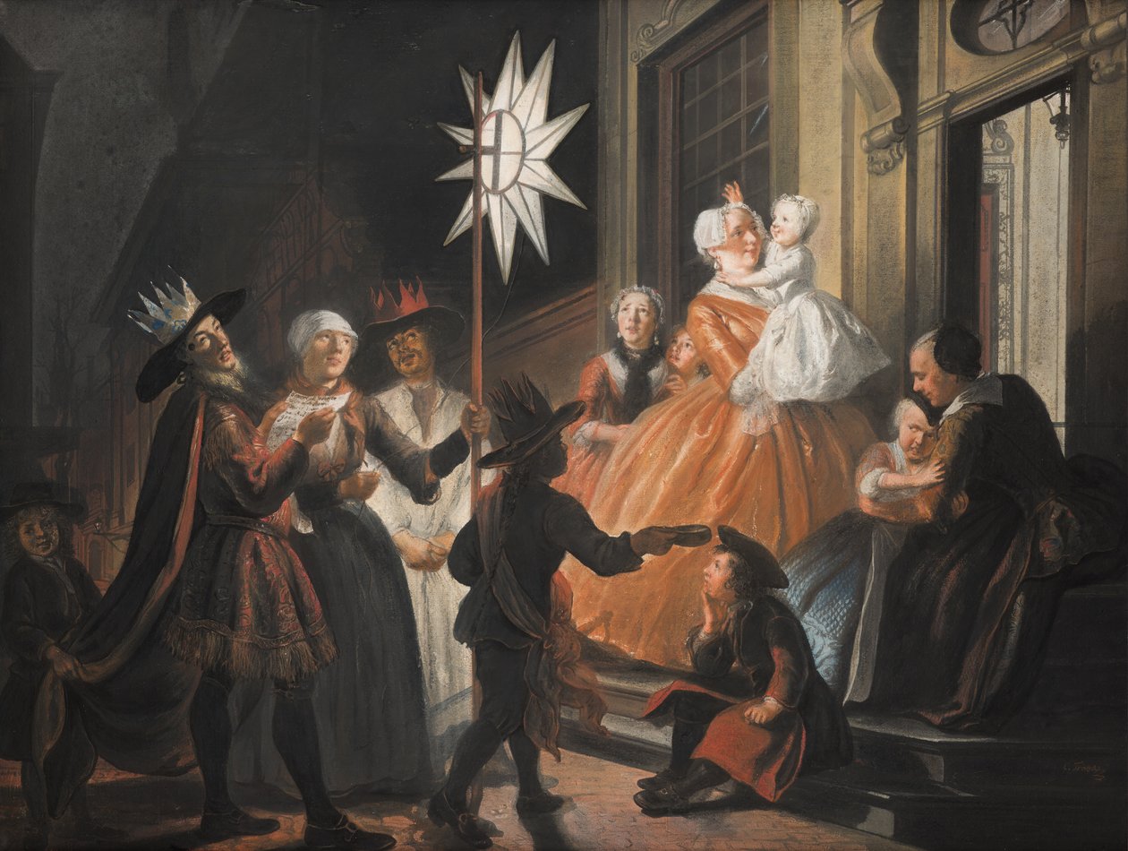 Singing Round the Star på tolfte natten av Cornelis Troost