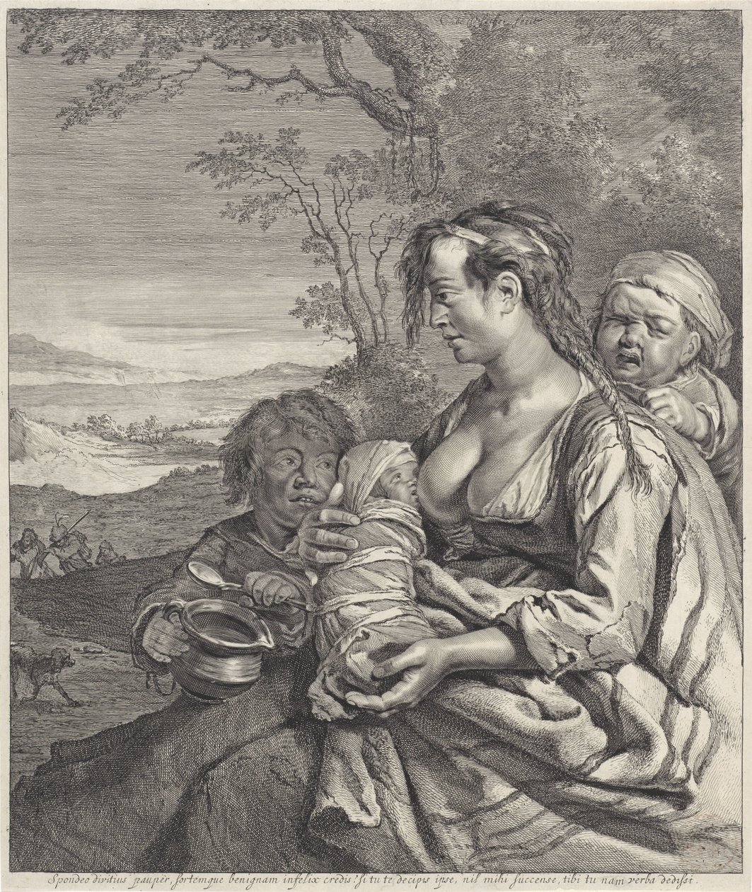 Heidi Jag lovar att ju rikare desto fattiga (...) orden jag gav (titel på objekt) av Cornelis Visscher (II)