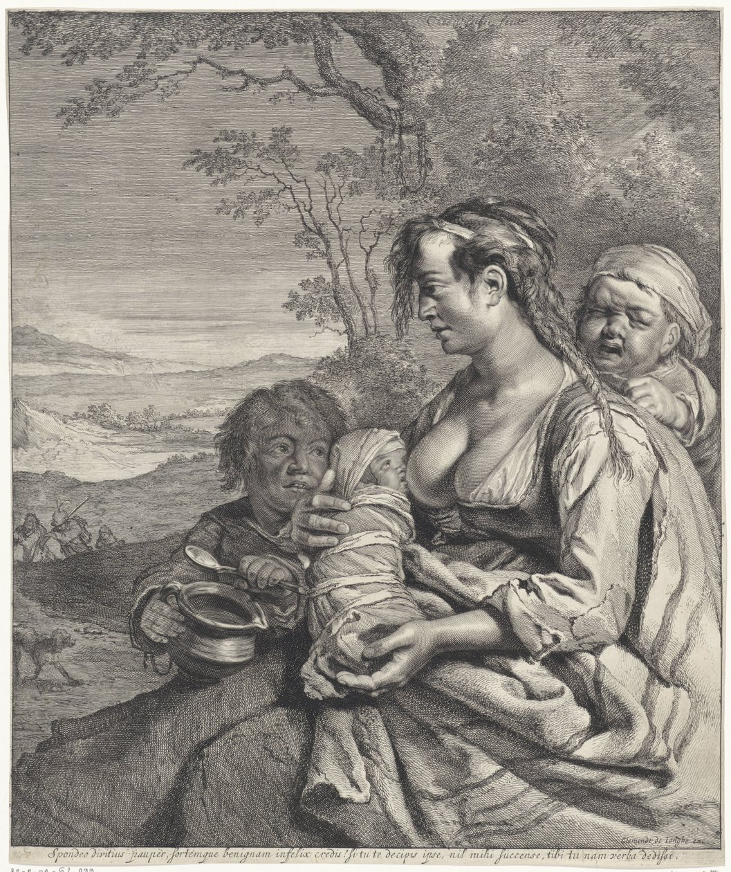 Heidi Jag lovar att ju rikare desto fattiga (...) orden jag gav (titel på objekt) av Cornelis Visscher (II)