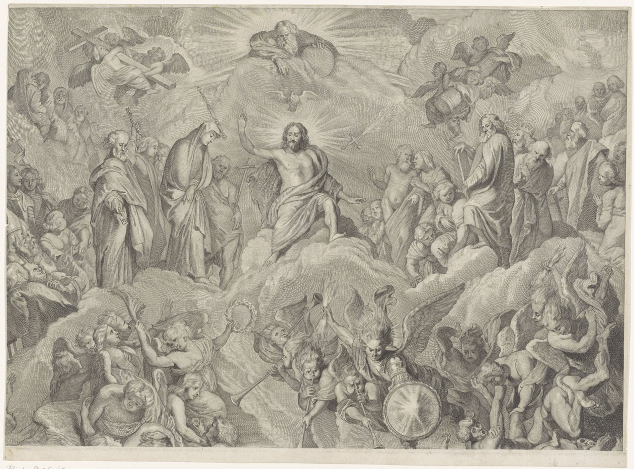 Sista domen (översta platta) av Cornelis Visscher (II)
