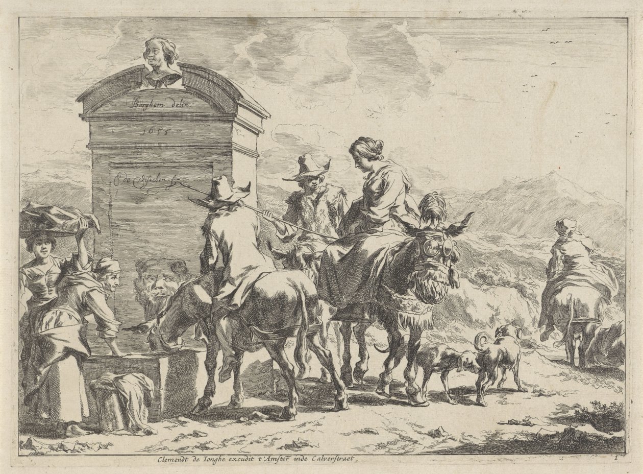 viloplats Landskap (serietitel) av Cornelis Visscher (II)