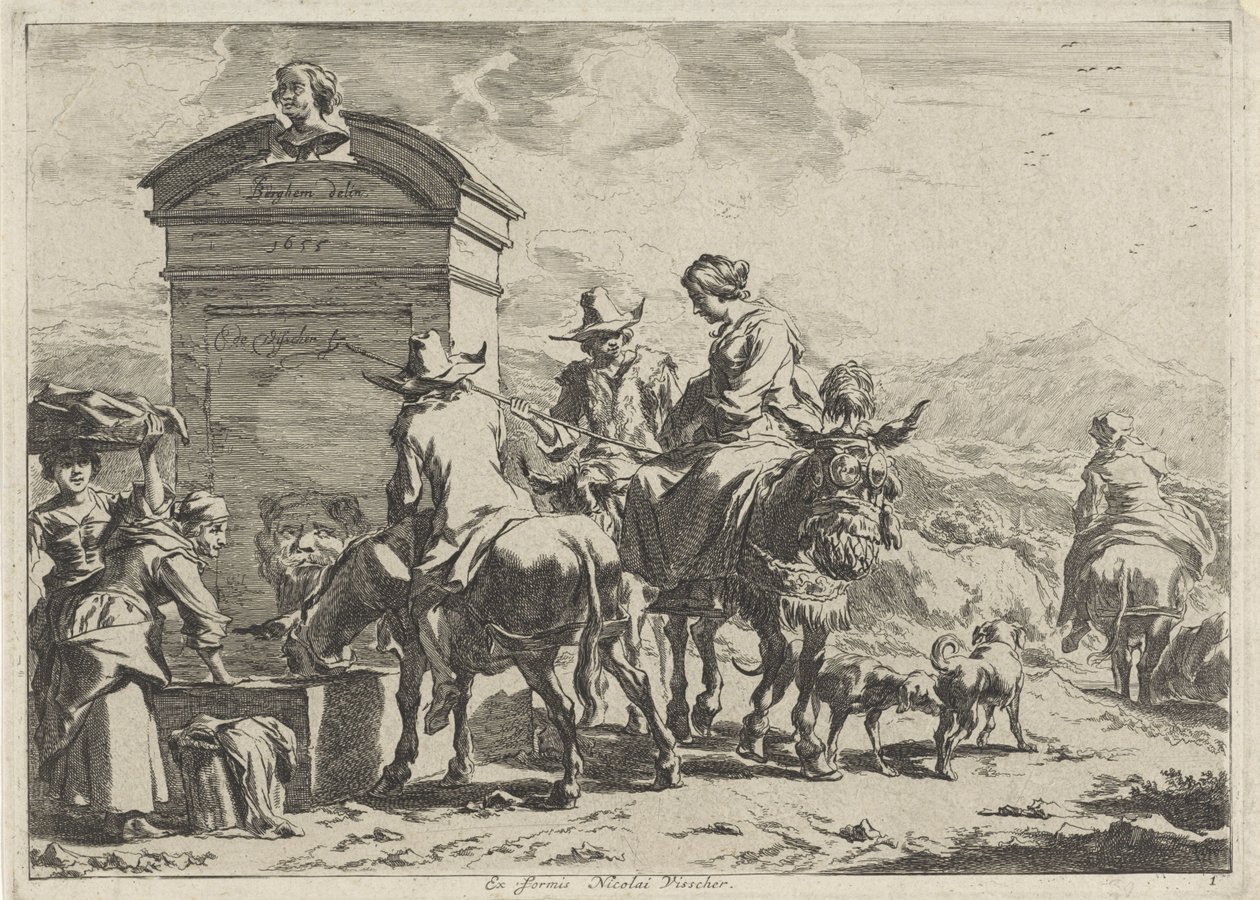 viloplats Landskap (serietitel) av Cornelis Visscher (II)