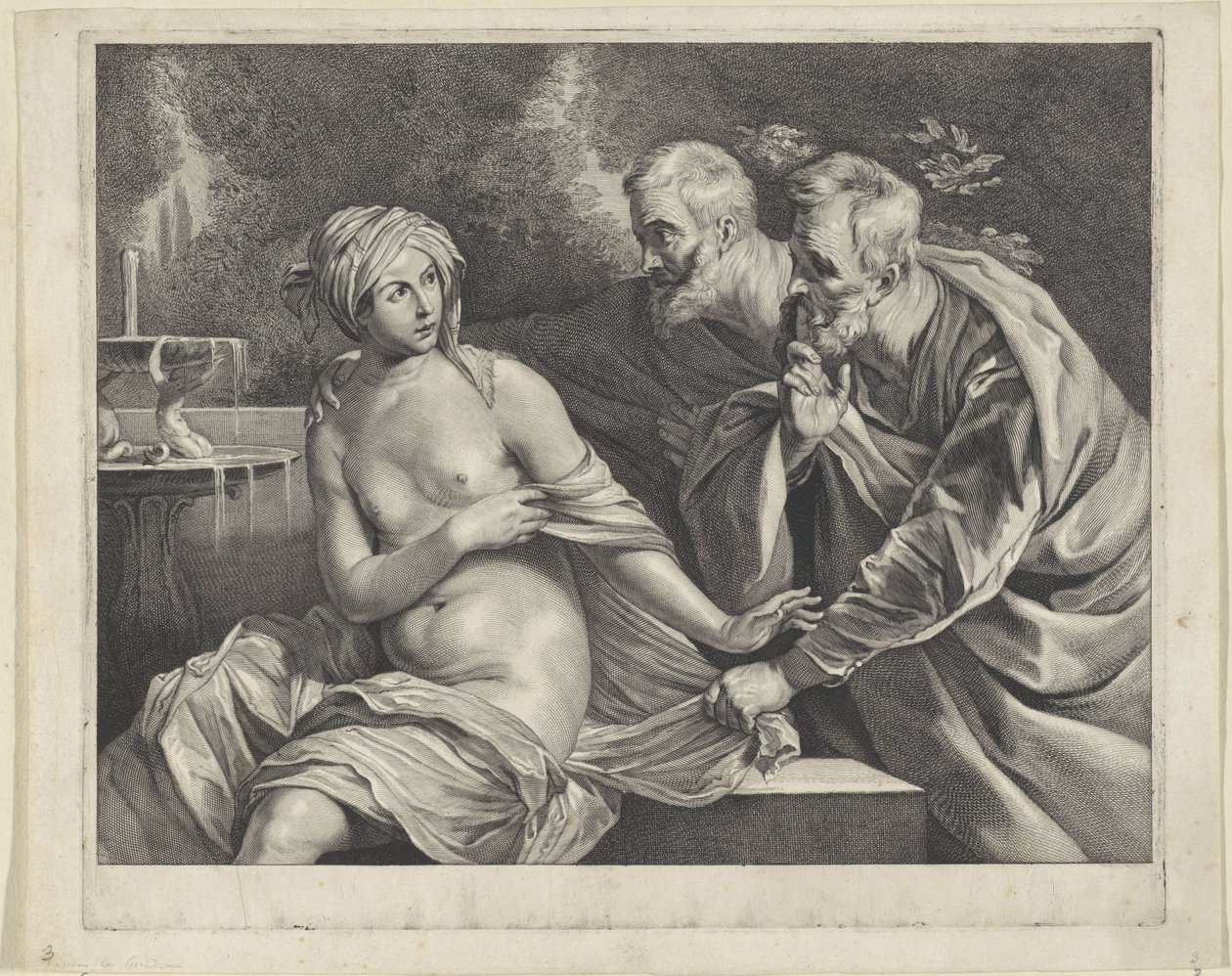 Susanna och de äldre av Cornelis Visscher (II)