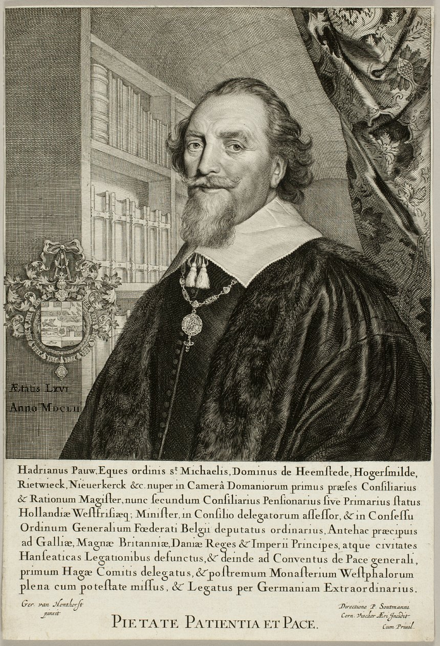 Adriaen Pauw, Lord of Heemstede av Cornelis Visscher