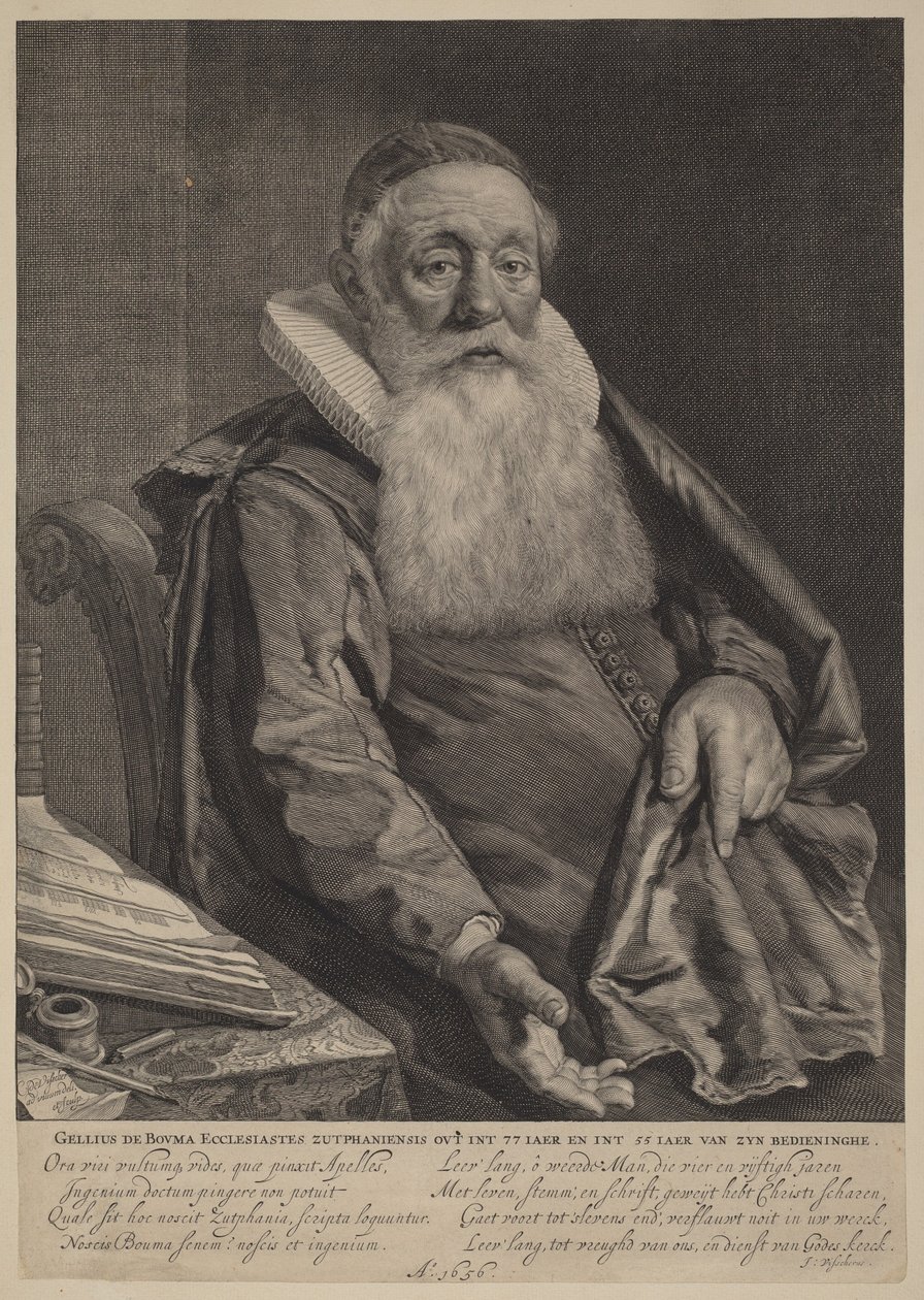 Gellius de Bouma av Cornelis Visscher