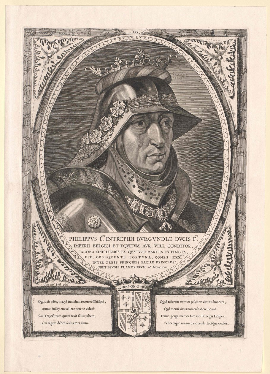 Heliga romerska kejsaren Maximilian I (tryck) av Cornelis Visscher