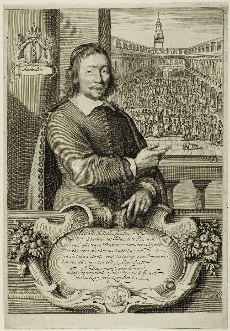 Jan de Paep (ekonomichefen) av Cornelis Visscher