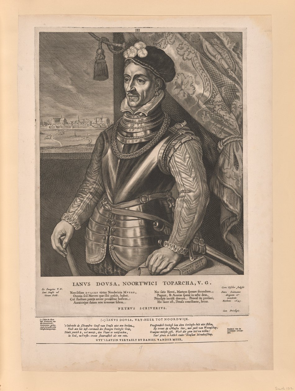 Jan van der Does, från Quatuor Personae av Cornelis Visscher