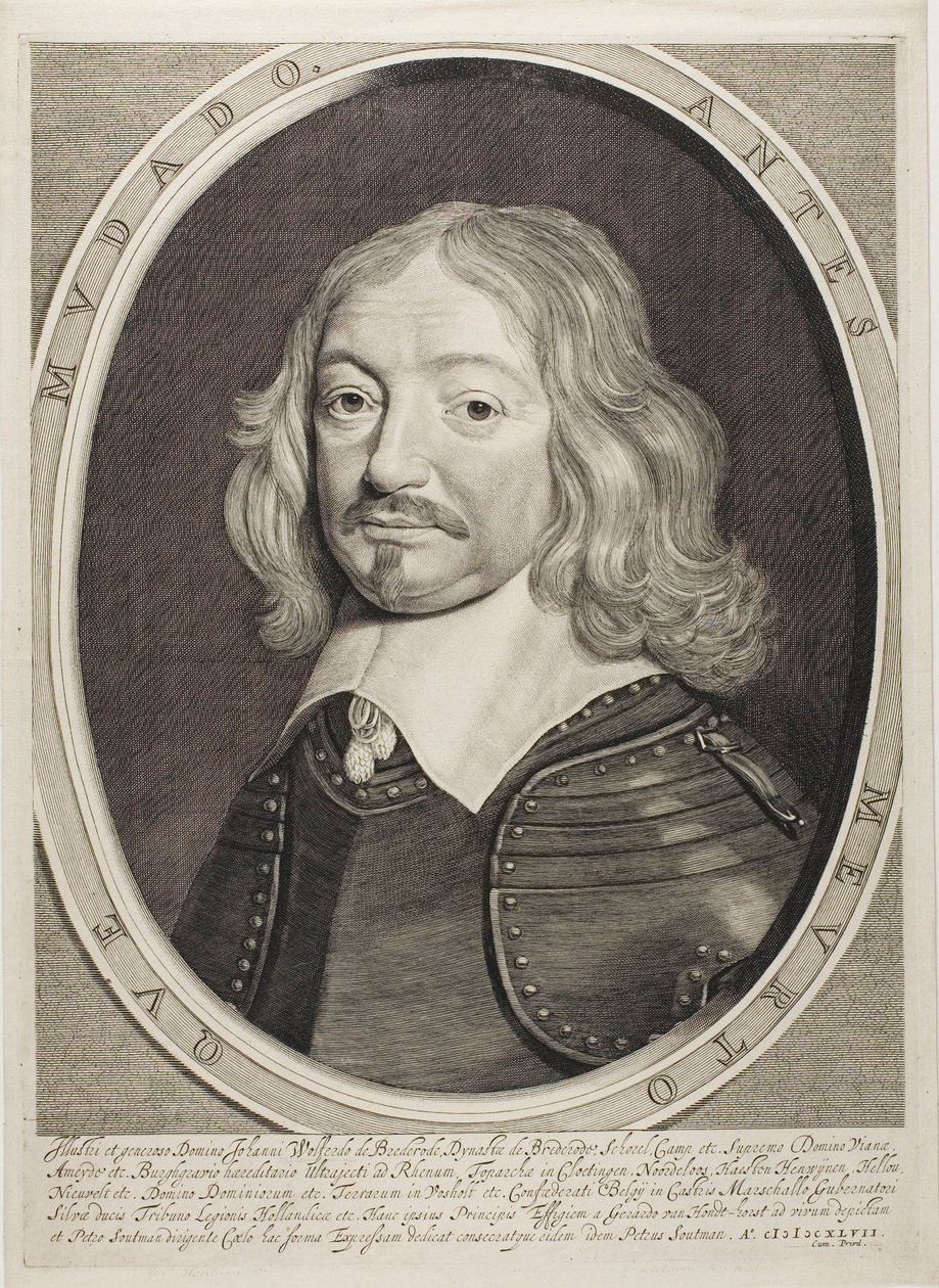Johann Wolfert van Brederode, från Effigies Variae av Cornelis Visscher