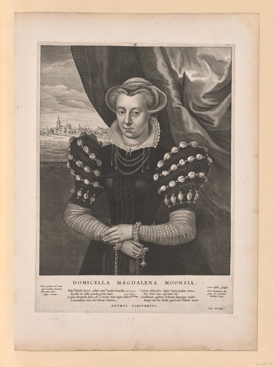 Magdalena Moons, from Quatuor Personae av Cornelis Visscher