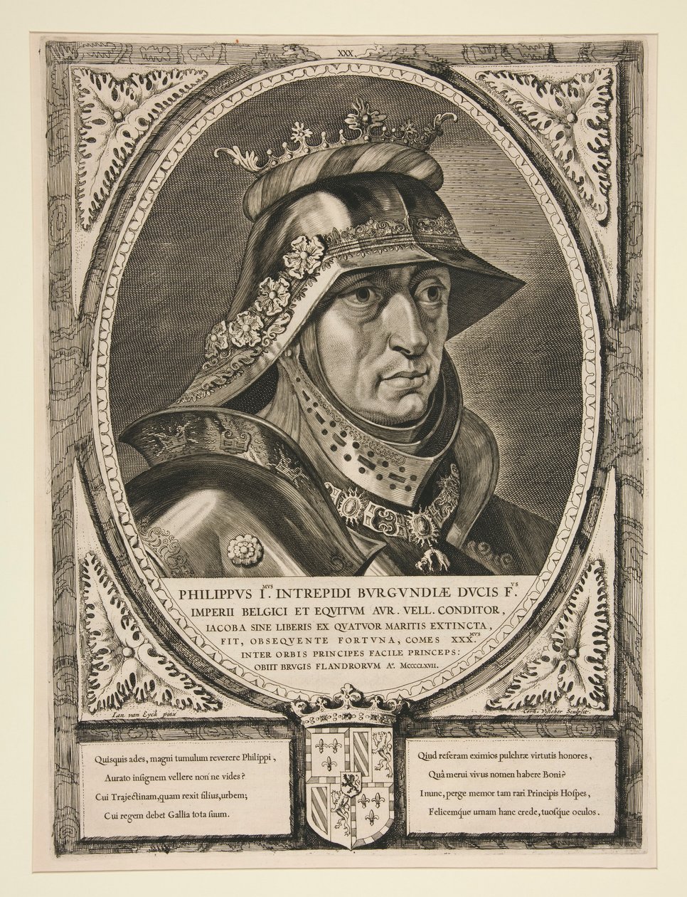 Philip The Ist (Philip the Good) av Cornelis Visscher
