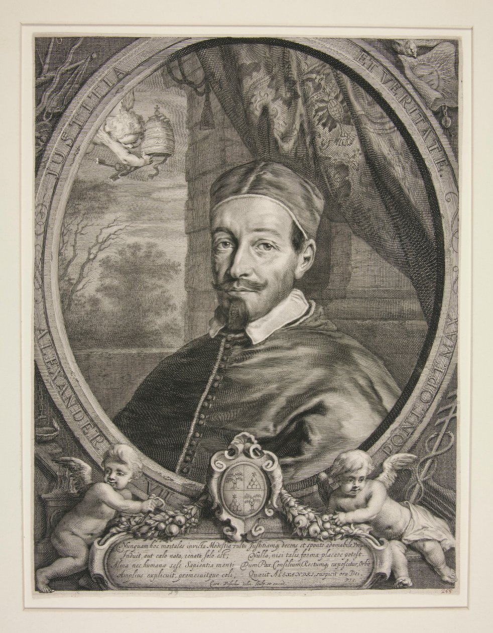 Påven Alexandre VII, Fabio Chigi (1599-1667) av Cornelis Visscher