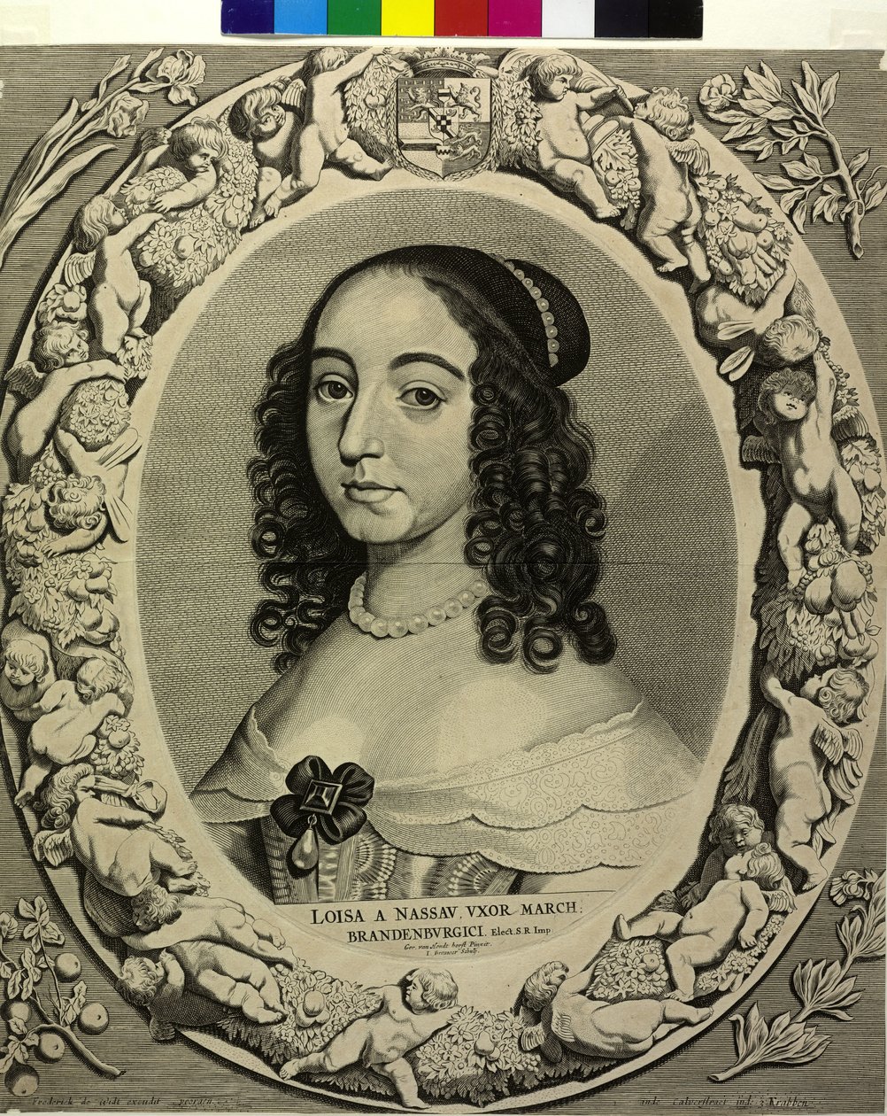 Prinsessan av Oranien Louise Henriette av Cornelis Visscher