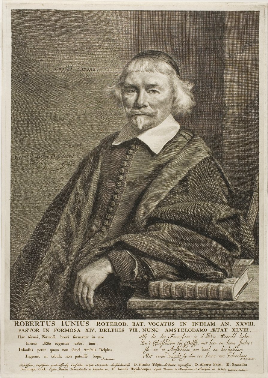 Robert Junius av Cornelis Visscher