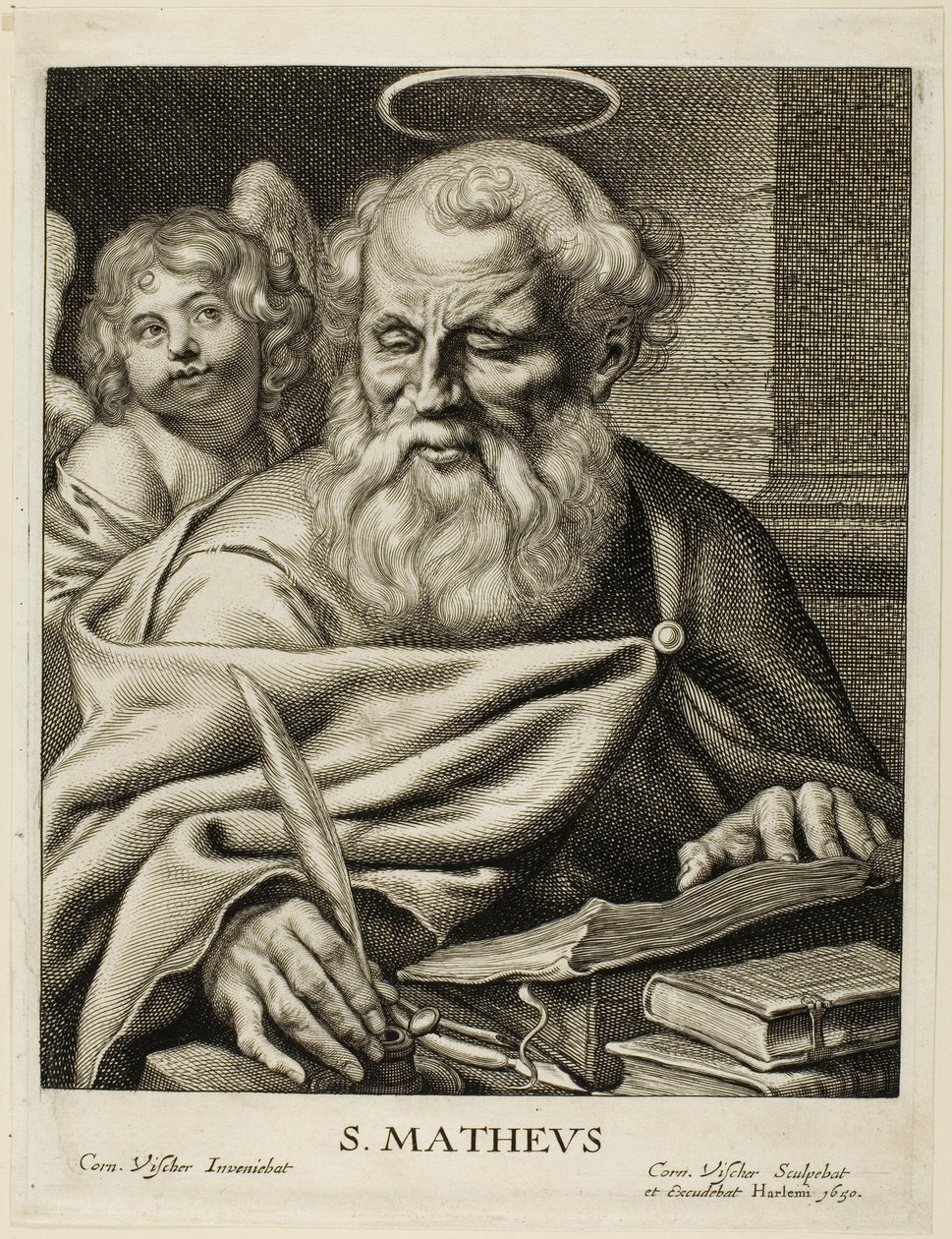 Sankt Matteus av Cornelis Visscher