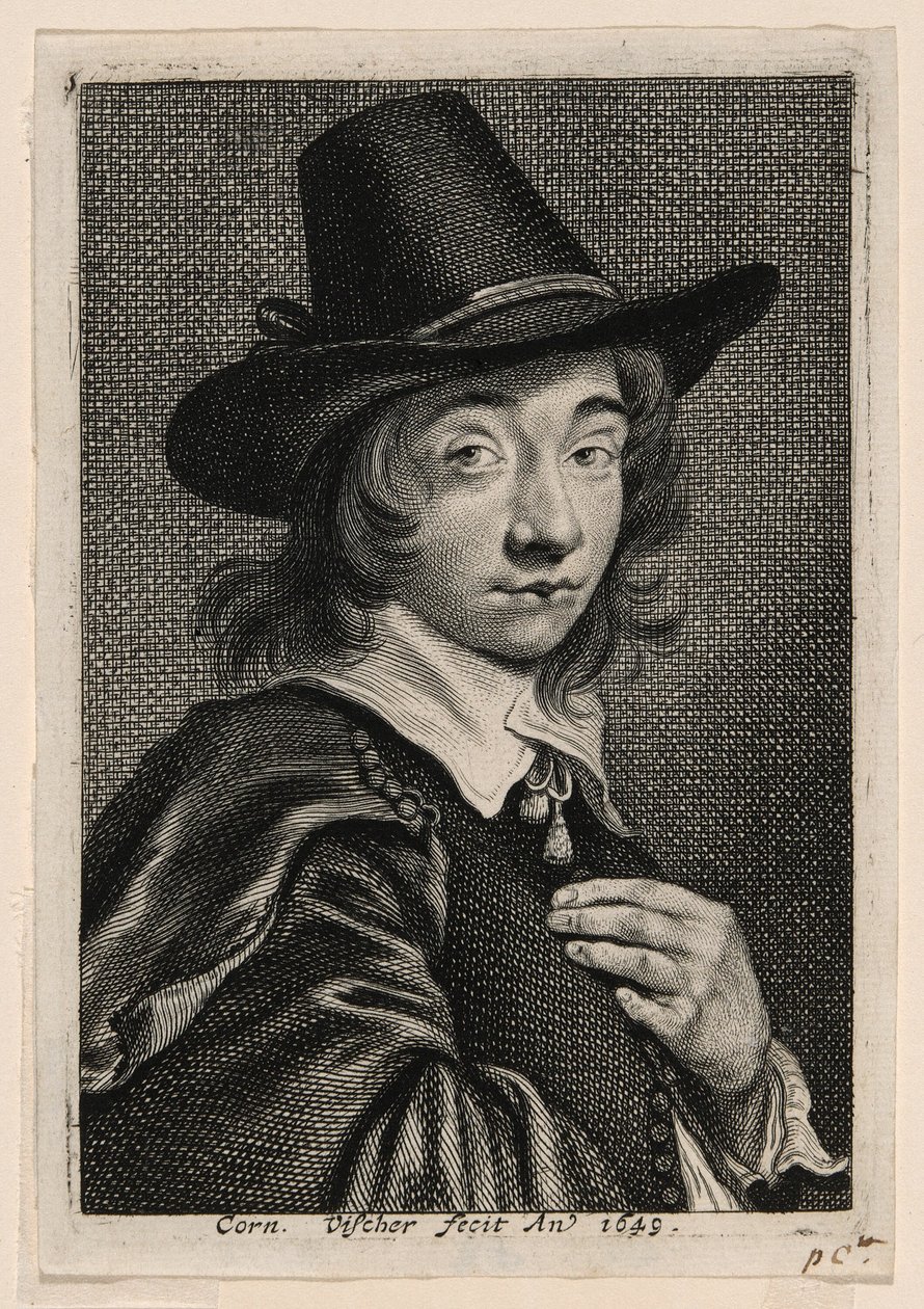 Självporträtt av Cornelis Visscher