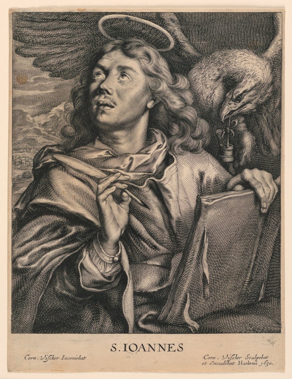Evangelisten Johannes (S. Ioannes) av Cornelis Visscher