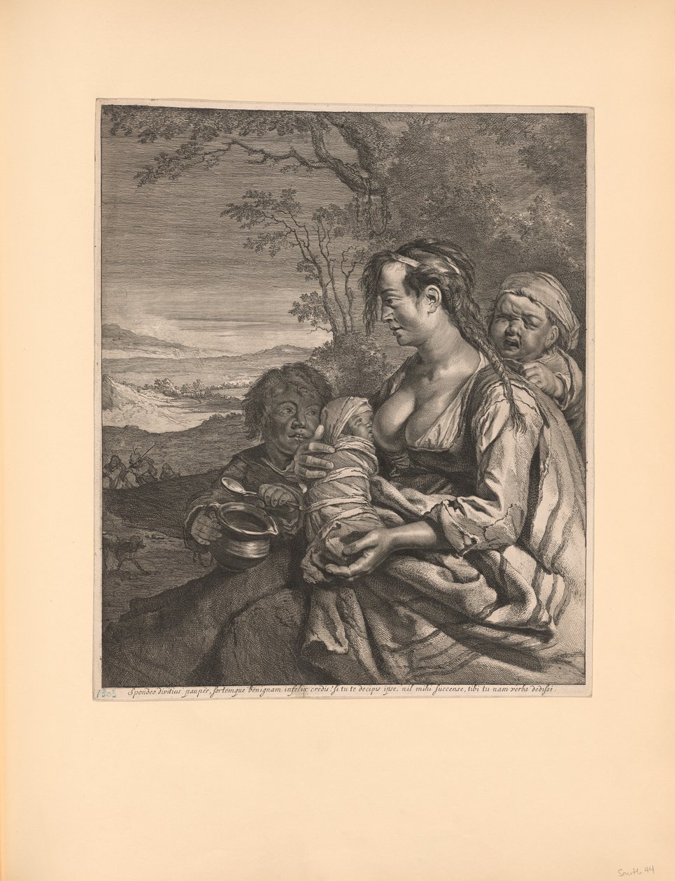Den bohemiska kvinnan av Cornelis Visscher