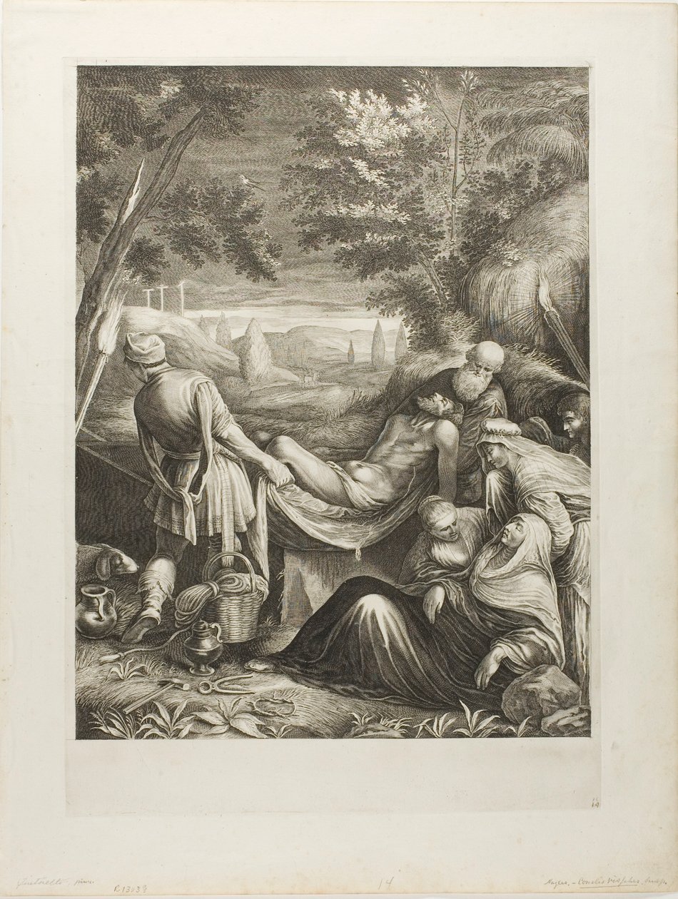 Gravläggningen av Cornelis Visscher