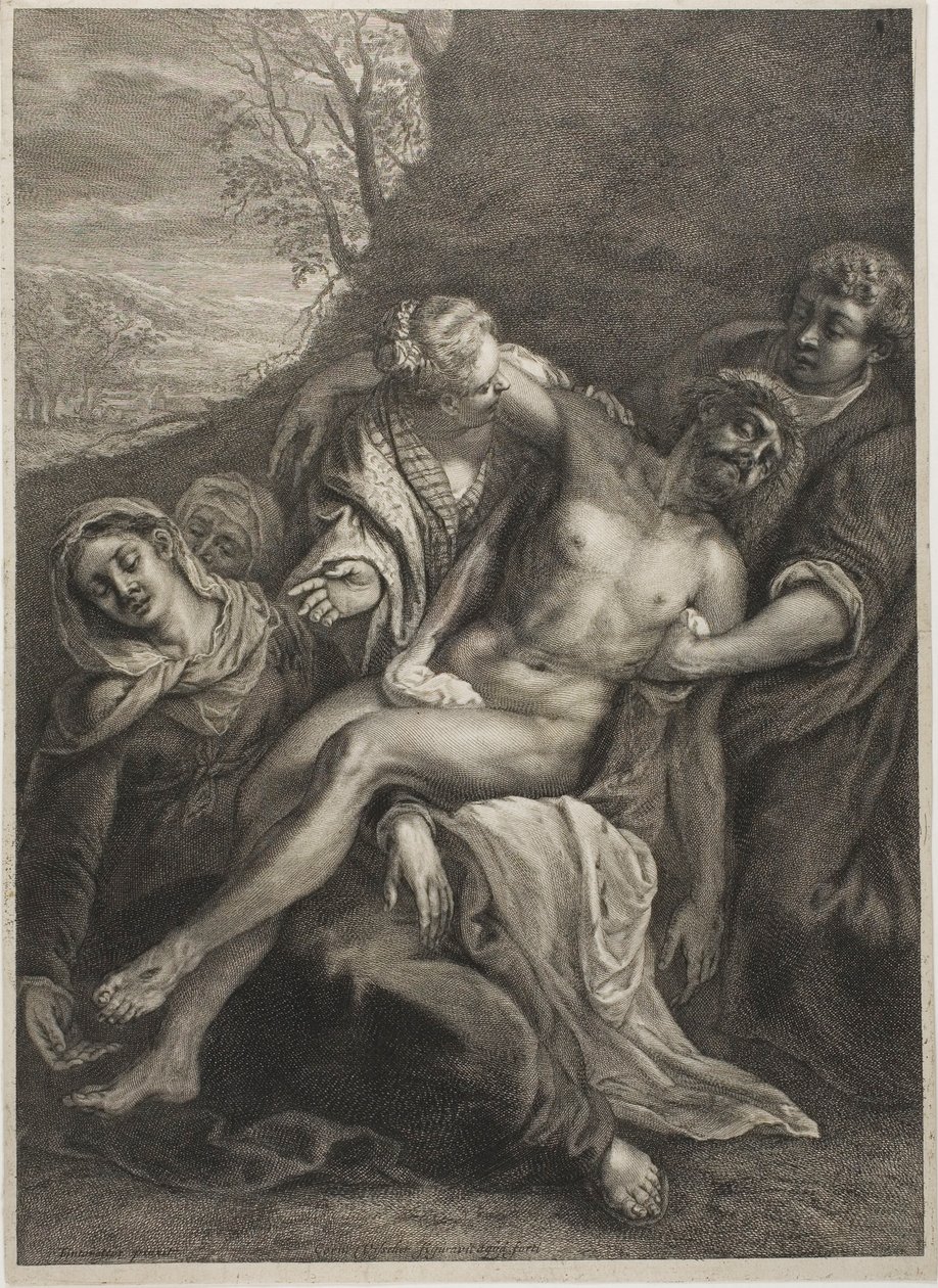 The Lamentation, från skåpet Reynst av Cornelis Visscher