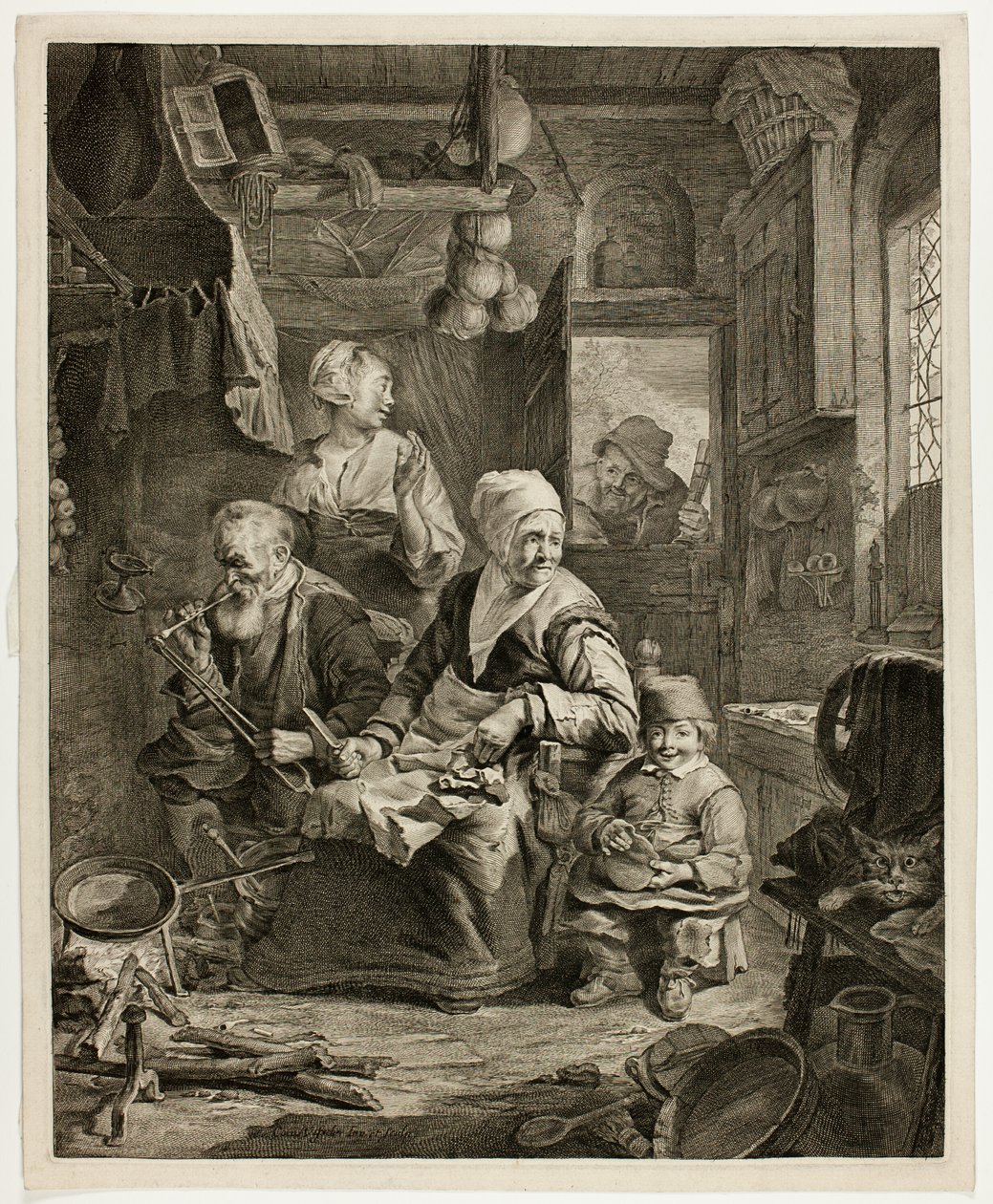 Pannkakskvinnan av Cornelis Visscher