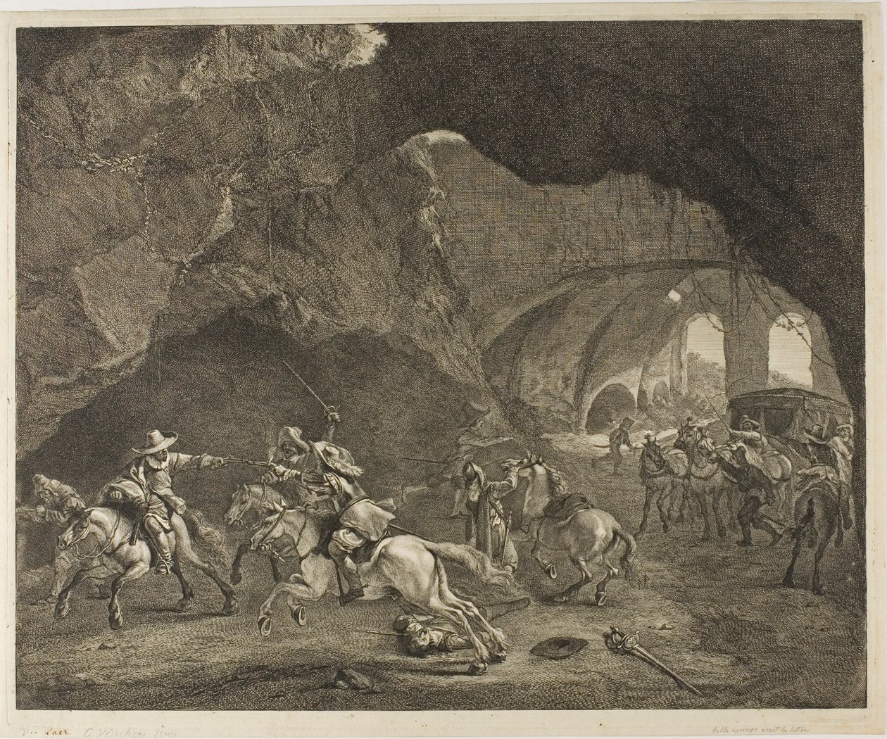 Pistolskottet av Cornelis Visscher