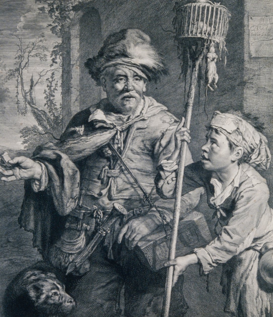 Råttgiftshandlaren av Cornelis Visscher