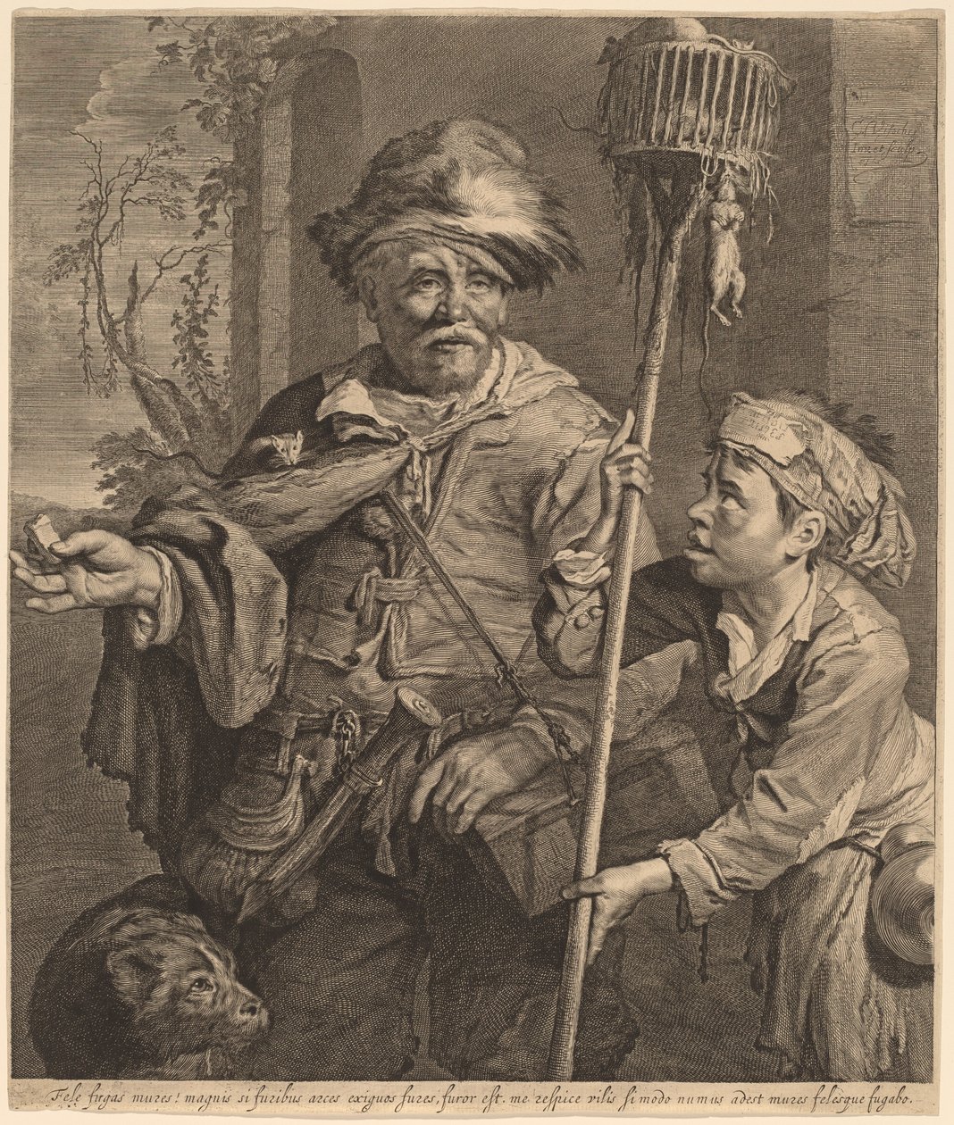 Säljaren av råttgift av Cornelis Visscher
