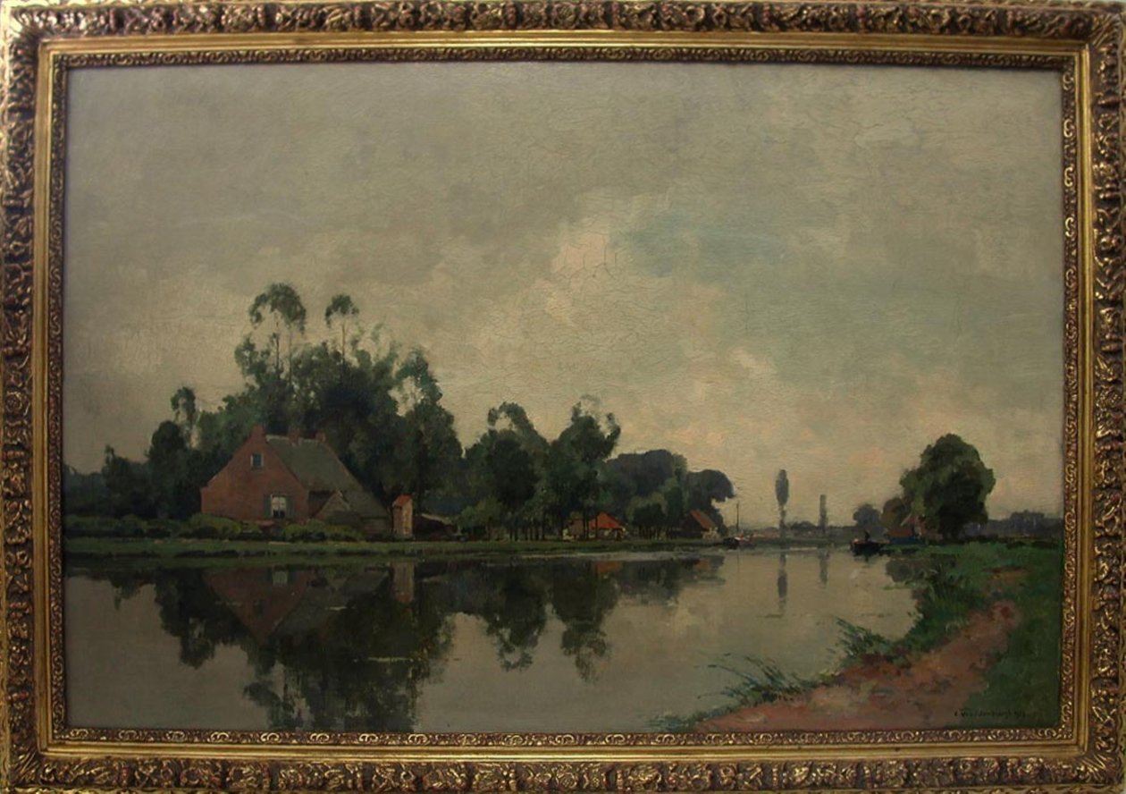 Amstel vid Ouderkerk av Cornelis Vreedenburgh