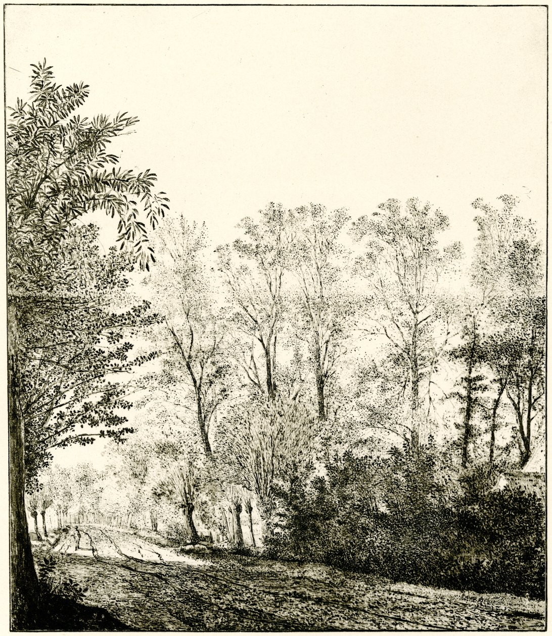 Stig genom en skog av Hendrick Cornelisz. Vroom